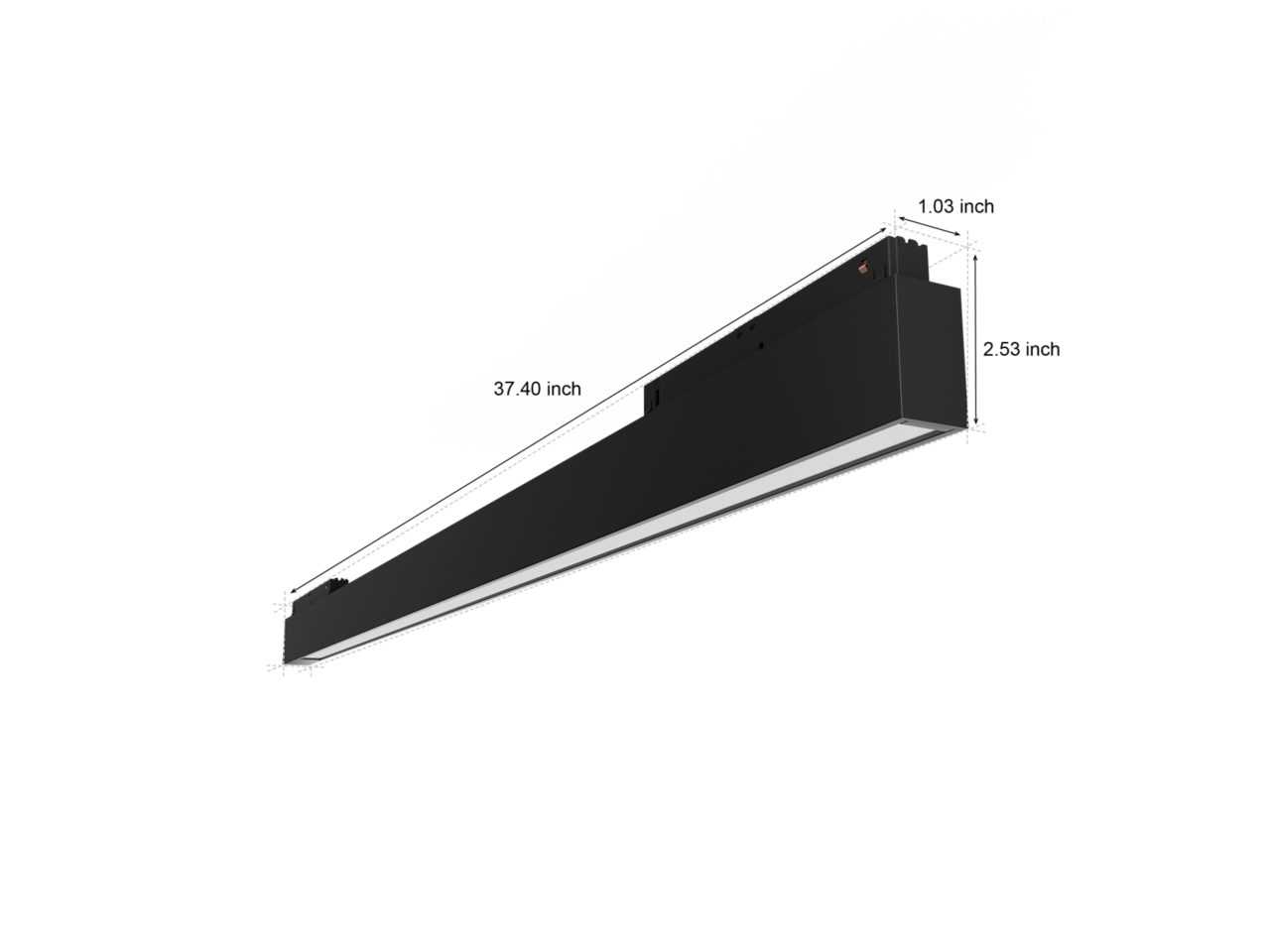 Hue Perifo Track Light - Linear Light Bar - Black - White